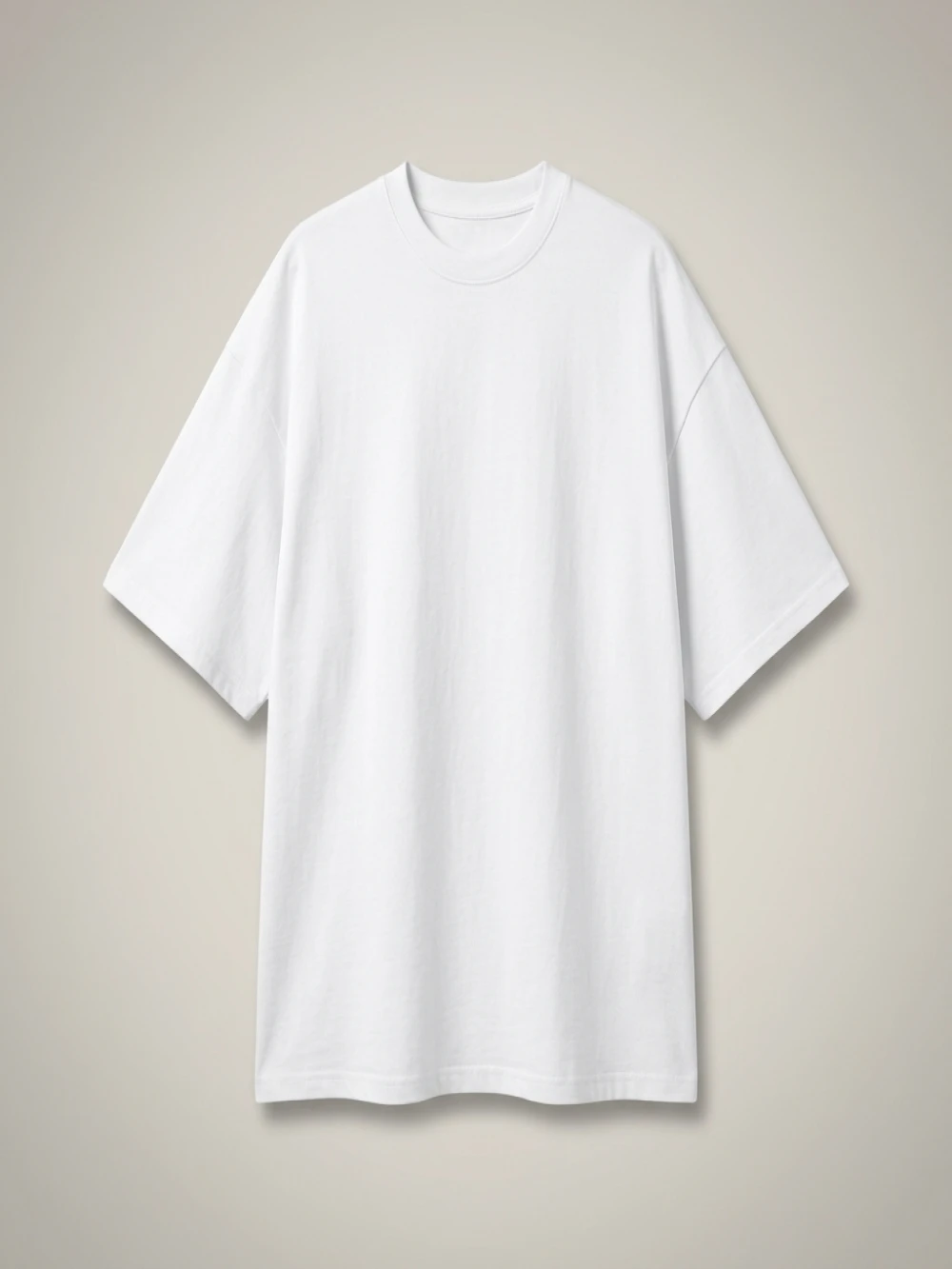Plus Size T-Shirt Women Pure Wihte Color Short Sleeve Simple Style Round Neck Casual Loose Fit Cotton Tee Summer Oversized Tops - Image 3