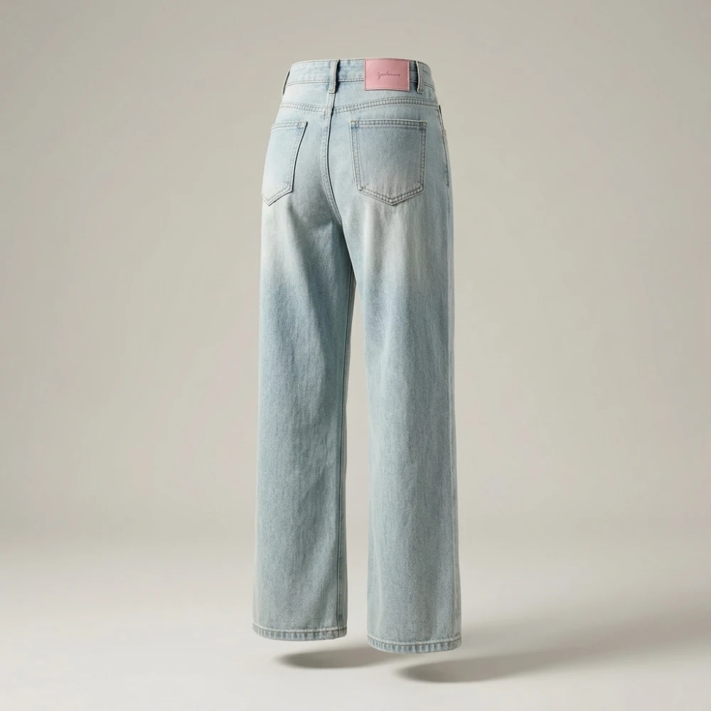 High Waist Wide Leg Jeans Women's Summer Versatile Thin New Loose Slimming Drapey Narrow Straight Cut Pants - Image 3