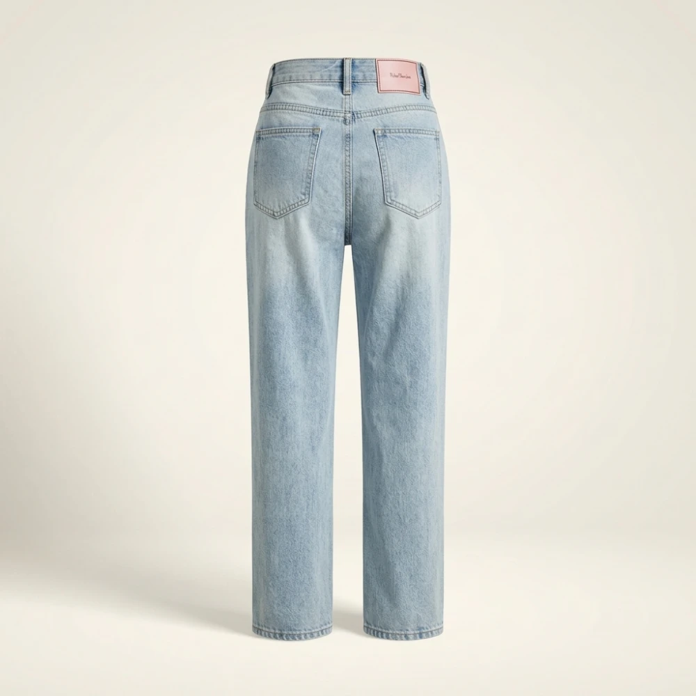 High Waist Wide Leg Jeans Women's Summer Versatile Thin New Loose Slimming Drapey Narrow Straight Cut Pants - Image 4