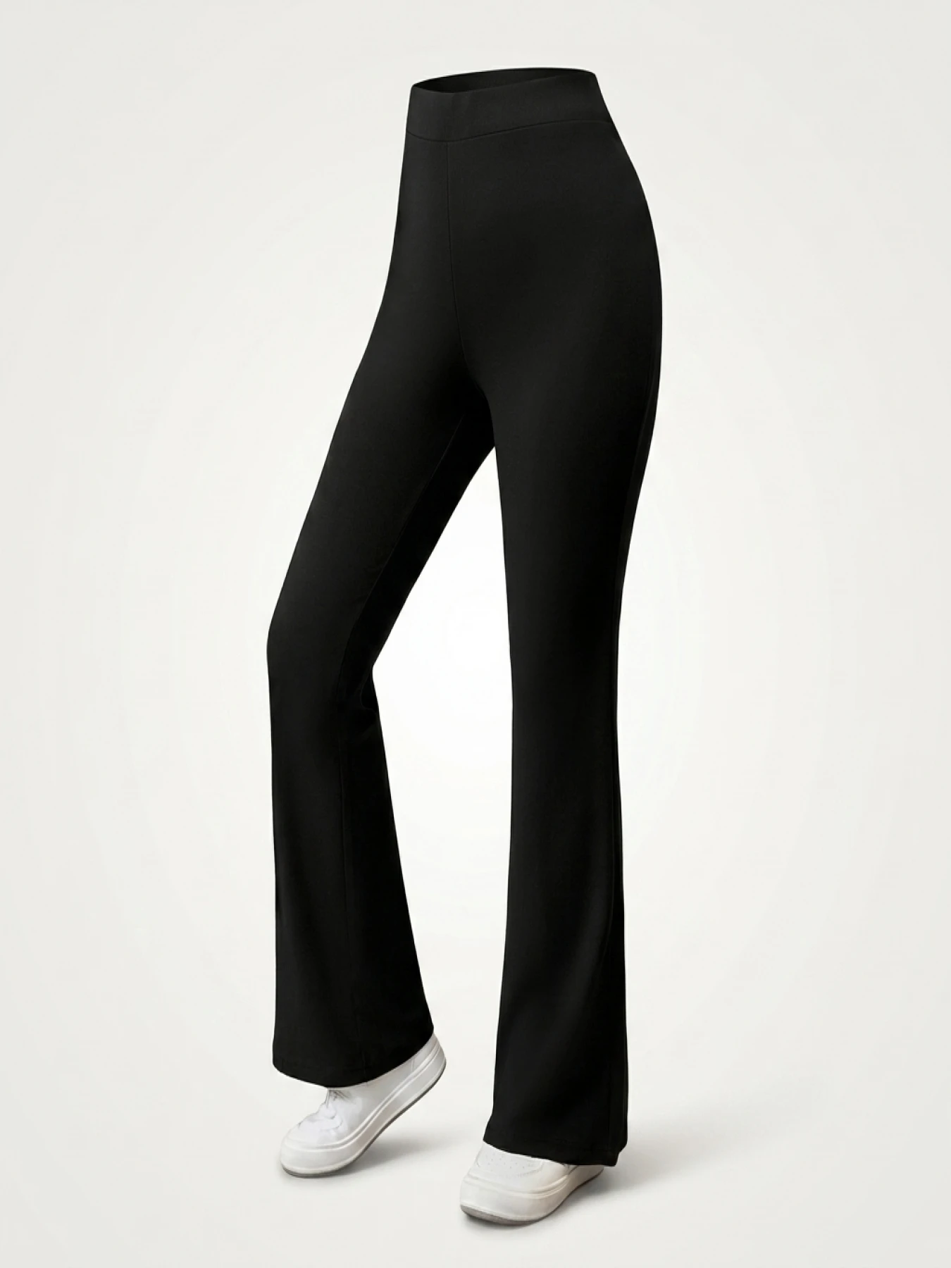 2024 summer new women's plus-size British street style fashion style pleated design flared pants