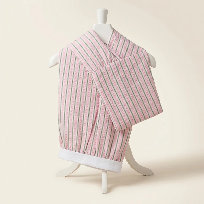 Indian Casual Striped Drawstring Straight Pant Y2k Women Loose Holiday Pants Perppy Sweet Pink High Waist Office Trousers