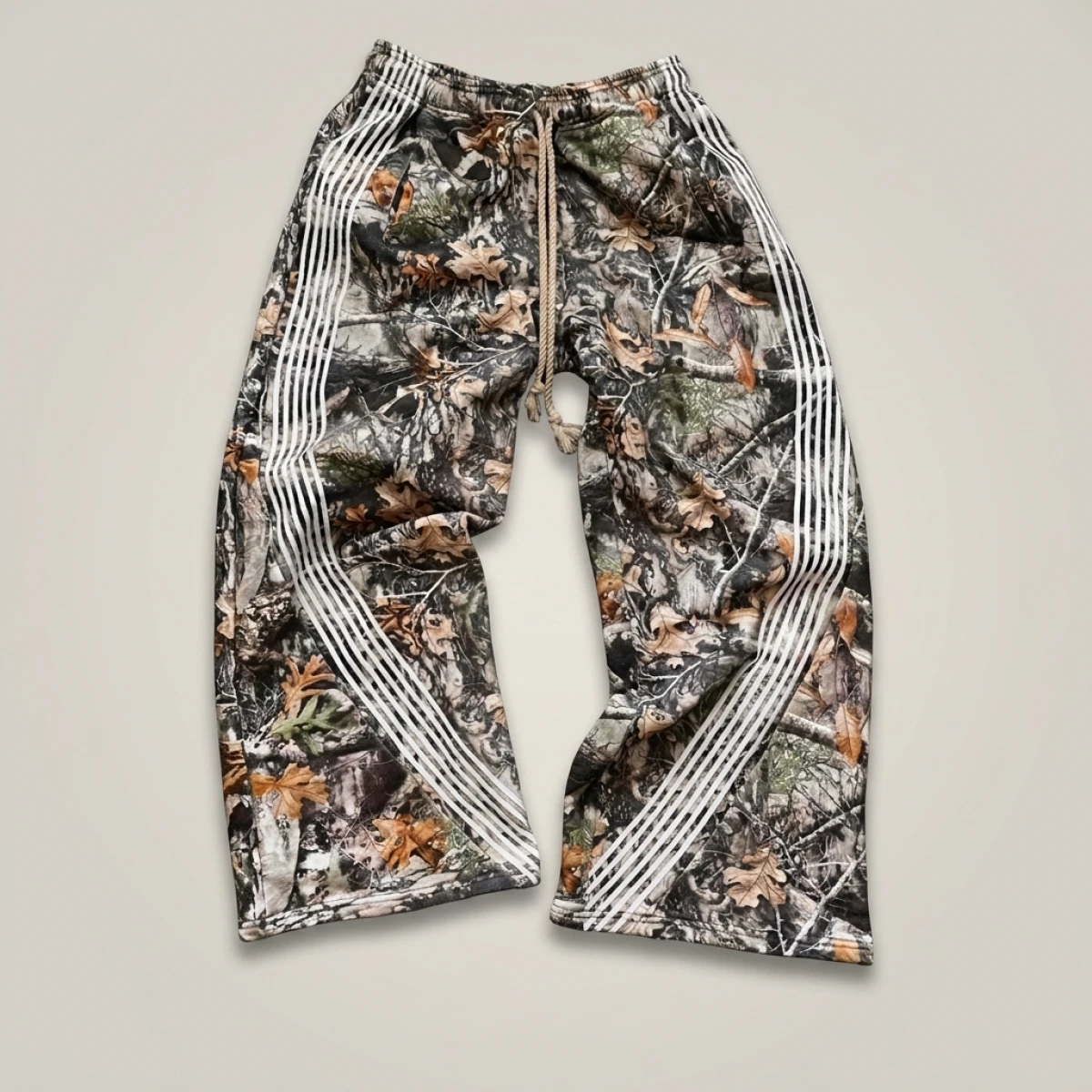 Camouflage Casual Pants Y2k Embroidered Camo Functional Tactical Functional Men's Women's Premium Jogging Drawstring Sweatpants