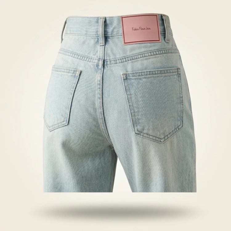 High Waist Wide Leg Jeans Women's Summer Versatile Thin New Loose Slimming Drapey Narrow Straight Cut Pants