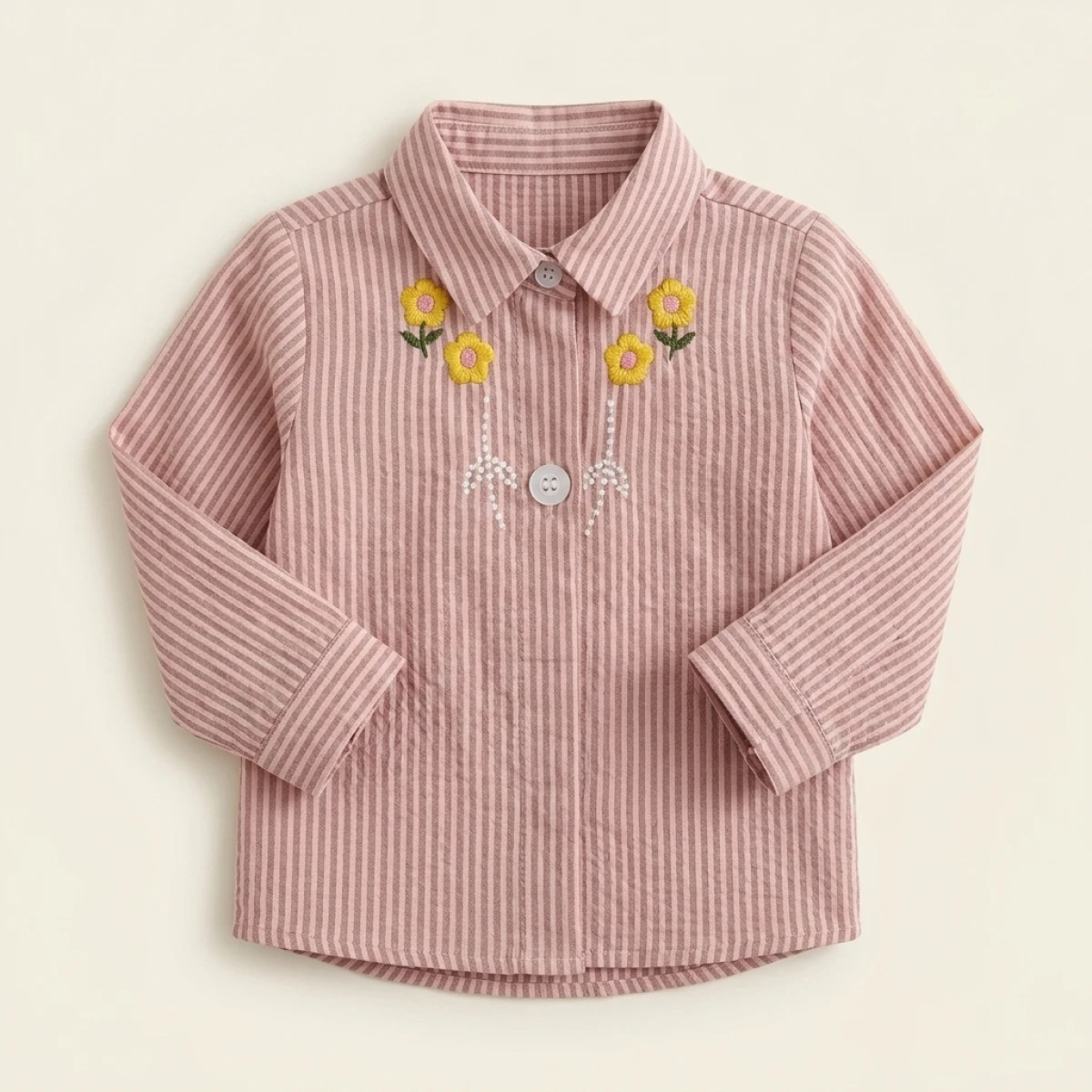 4XL Plus Size Shirts Women Spring Chest Embroidery Flower Tops Loose Long Sleeve Cotton Blouses Curve Clothes - Image 5
