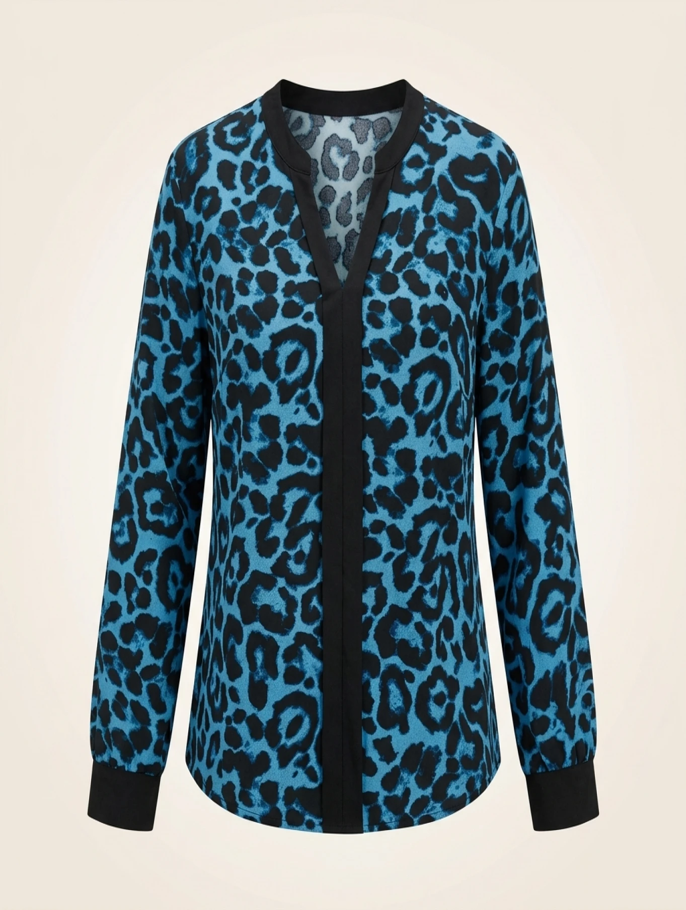 Women Plus Size Woven Spring And Autumn Shirt - Image 3
