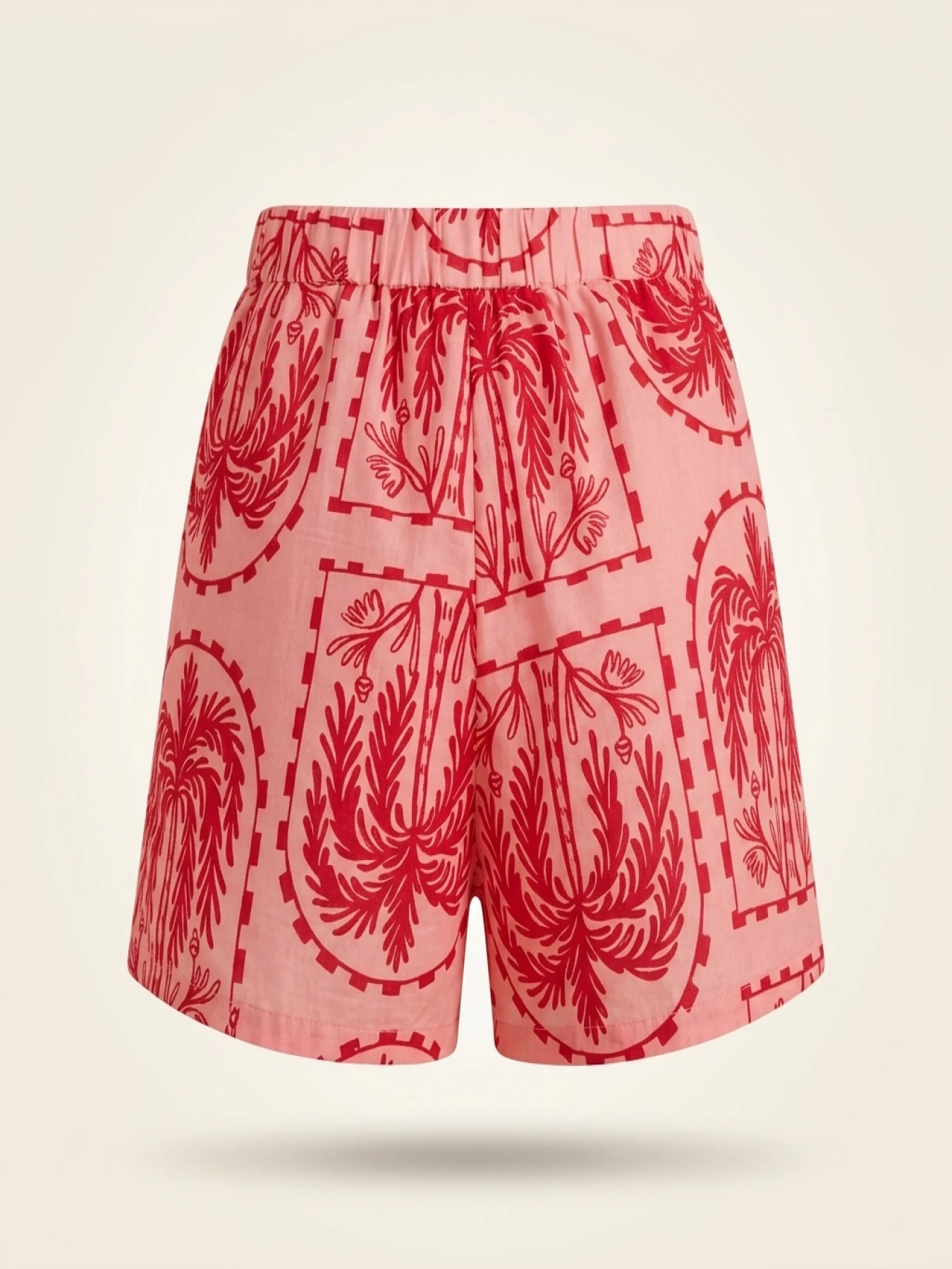 Women's Large Size Woven Solid Color Summer Print Set - Image 4