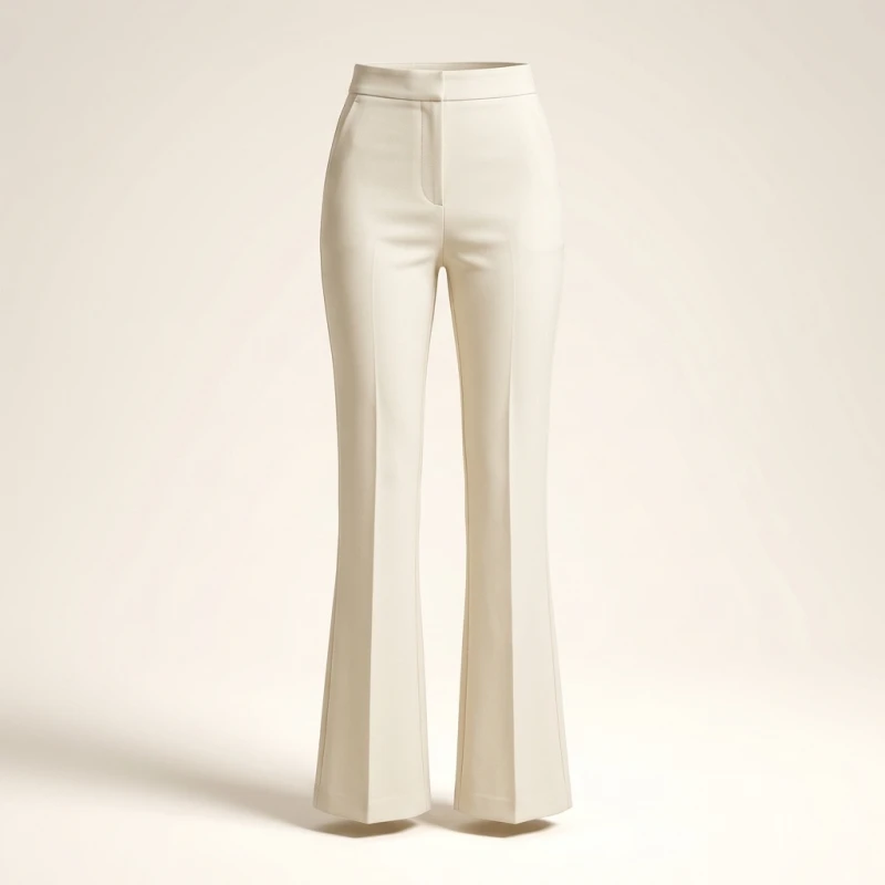 Slimming High Waist Flared Casual Pants Women's Long Trousers Indian Sle Leg Lengthening Effect Versatile Casual Trousers - Image 3