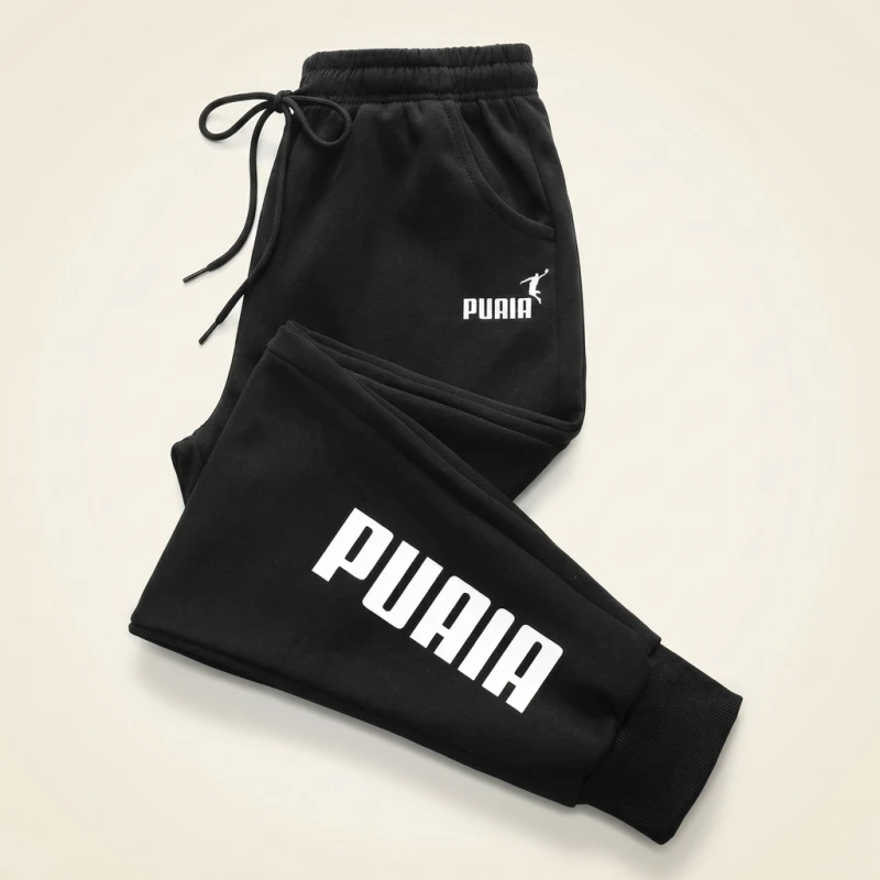 Letter Print Women Pants Autumn Winter New Sport Jogging Trousers Fitness Loose Fit Clothing Solid Color Outfit Streetwear Pants - Image 2