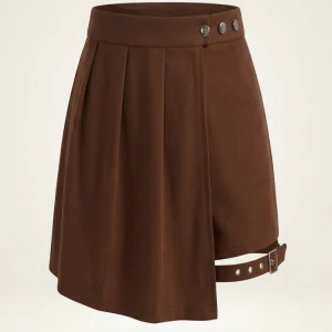 Plus Size Flared Skirt Women's Fashion Versatile Black Casual Mini Skirt Sexy Slim Pleated Fluffy Short Summer Best Choice