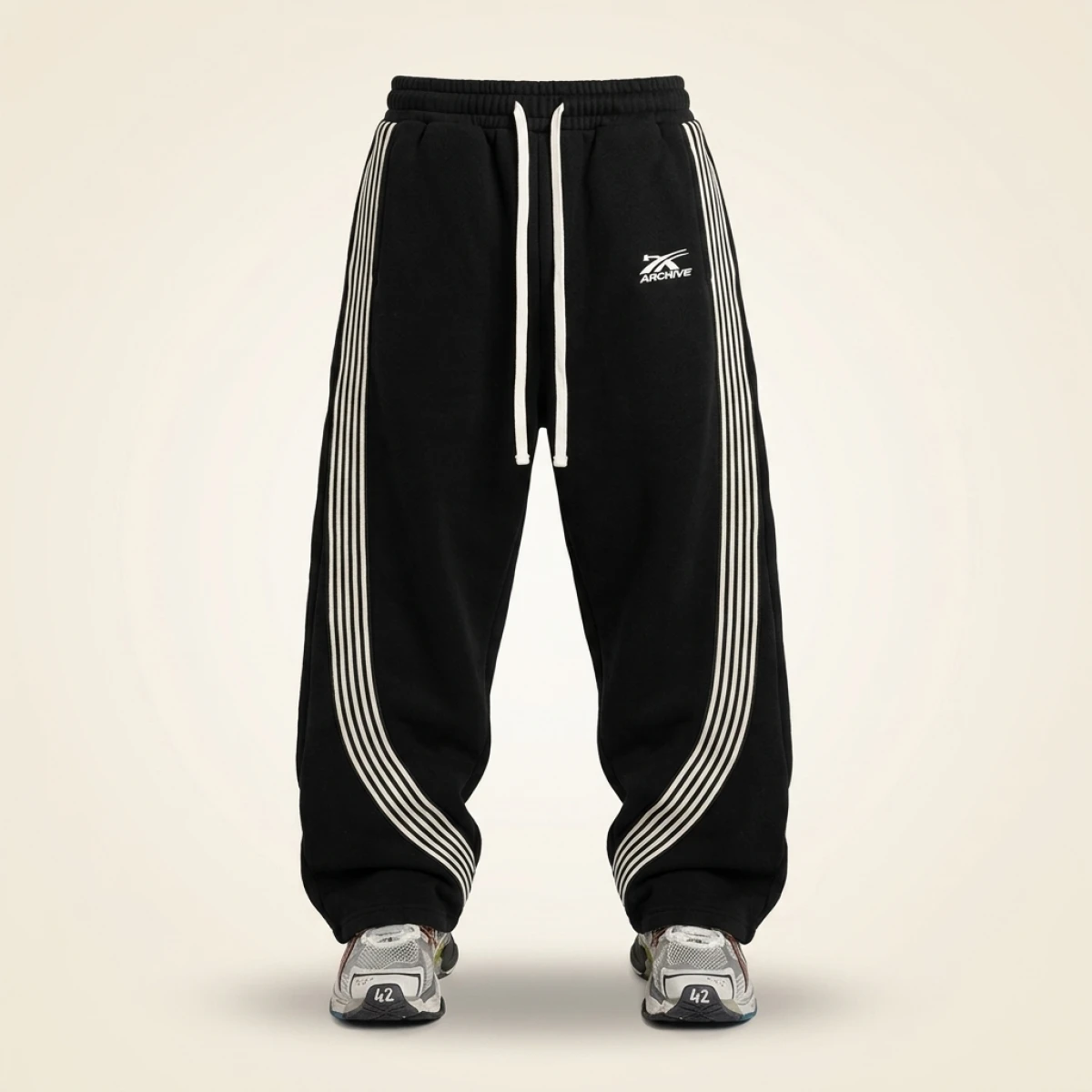 Camouflage Casual Pants Y2k Embroidered Camo Functional Tactical Functional Men's Women's Premium Jogging Drawstring Sweatpants - Image 4