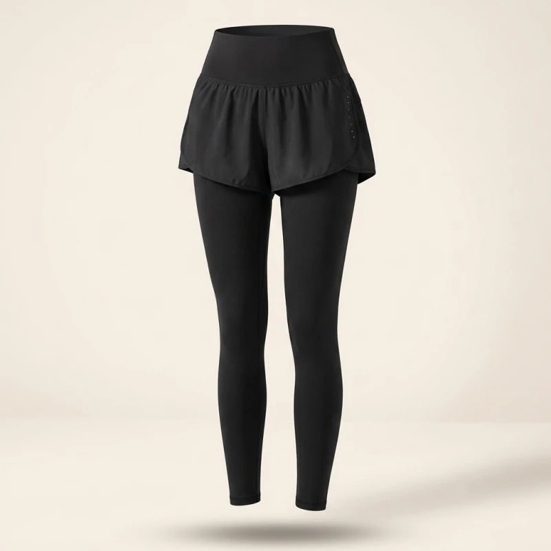 Women Yoga Pants Yoga Clothes Gym Sportswear Workout Running Yoga Leggings Elastic Quick-drying High Waisted Sports Tights Dress - Image 3