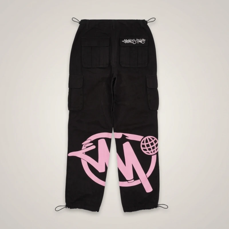 Casual Printed Elastic Pocket Pants Men's Long Trousers Comfortable Elastic Waistband with Pockets Fashionable Leisure Style - Image 4