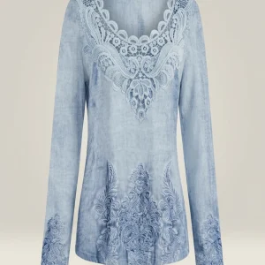 Plus Size Elegant Casual Woman T-Shirt Fashion Loose T-Shirt Woman Temperament Long sleeve T-Shirt Holiday Weekend