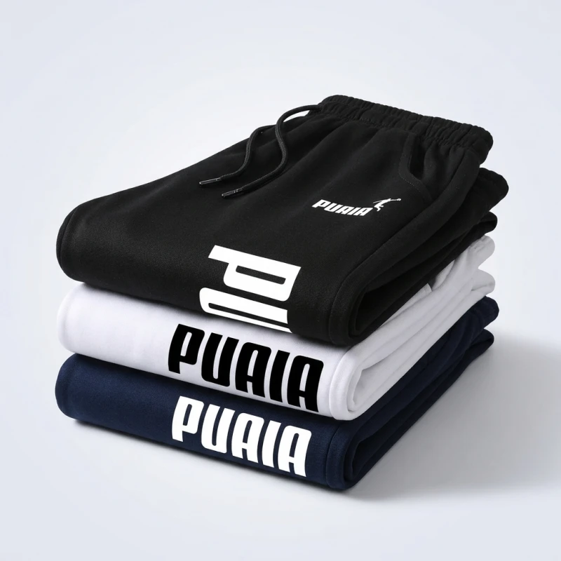 Letter Print Women Pants Autumn Winter New Sport Jogging Trousers Fitness Loose Fit Clothing Solid Color Outfit Streetwear Pants
