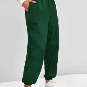 Comfortable High Waist Sweatpants for Women Stretchy and Soft Everyday Pants with Elastic Waistband