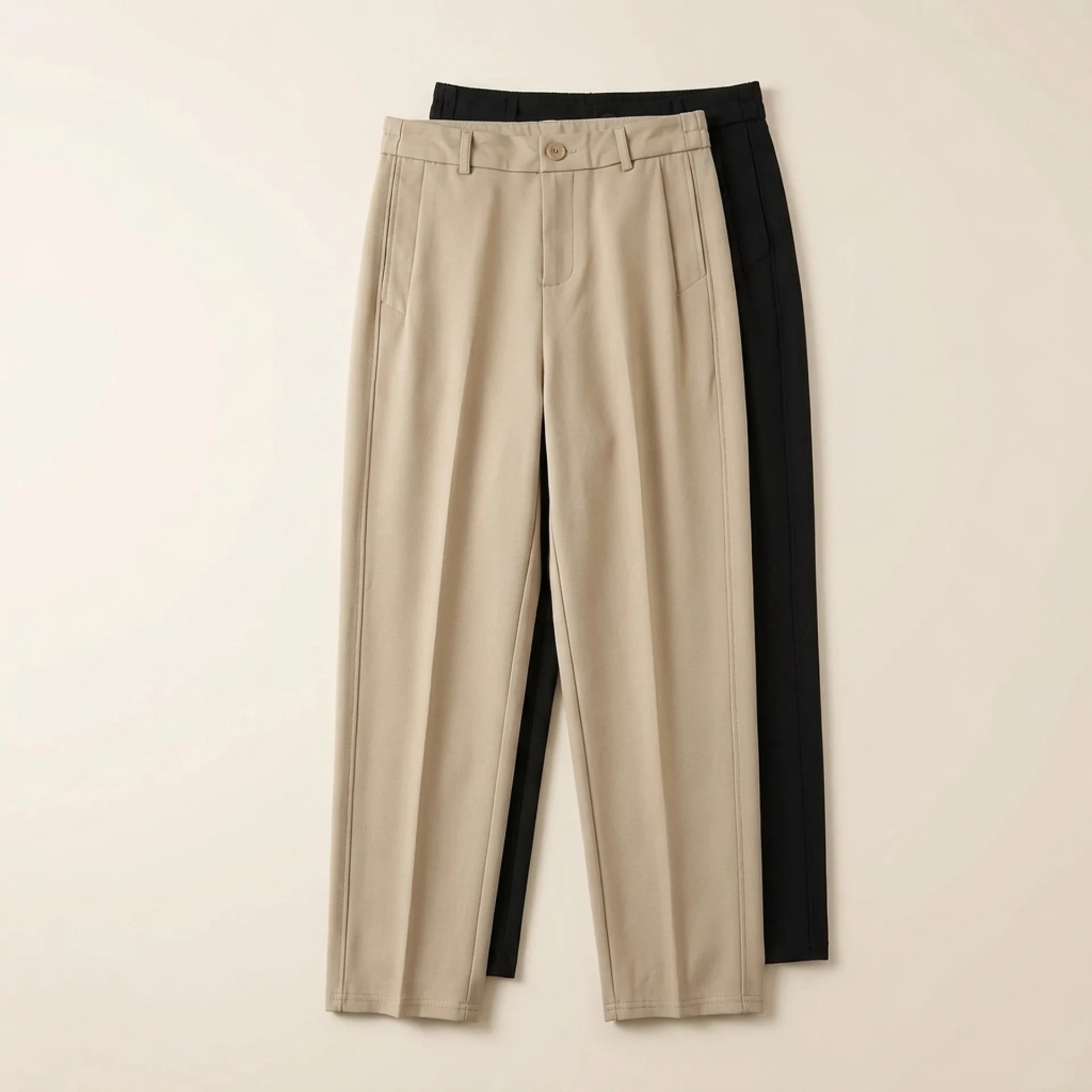 Plus Size Women's Stretch Ankle-Length Pants Spring & Summer Lightweight Casual Office Trousers For Curvy Girls - Image 6