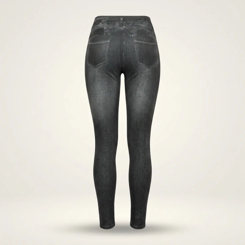 Women's Seamless Denim-Look Leggings Fitness Leggings High Elastic Butt Liftting Yoga Pants High Waist Gym Trainning Print Tight - Image 6