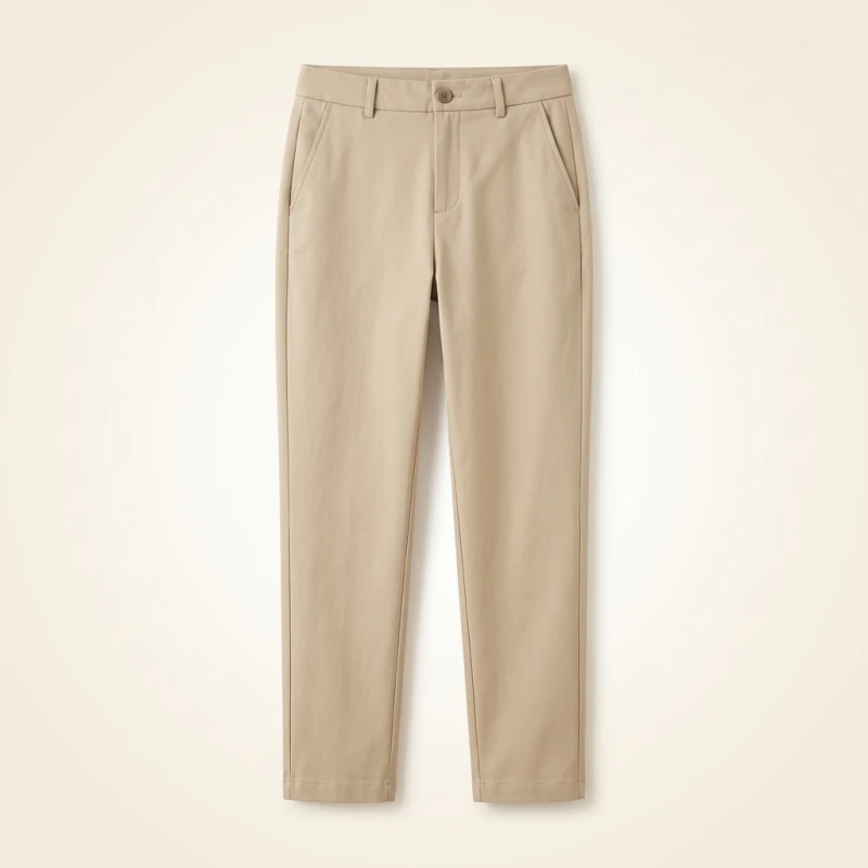 Plus Size Women's Stretch Ankle-Length Pants Spring & Summer Lightweight Casual Office Trousers For Curvy Girls - Image 2