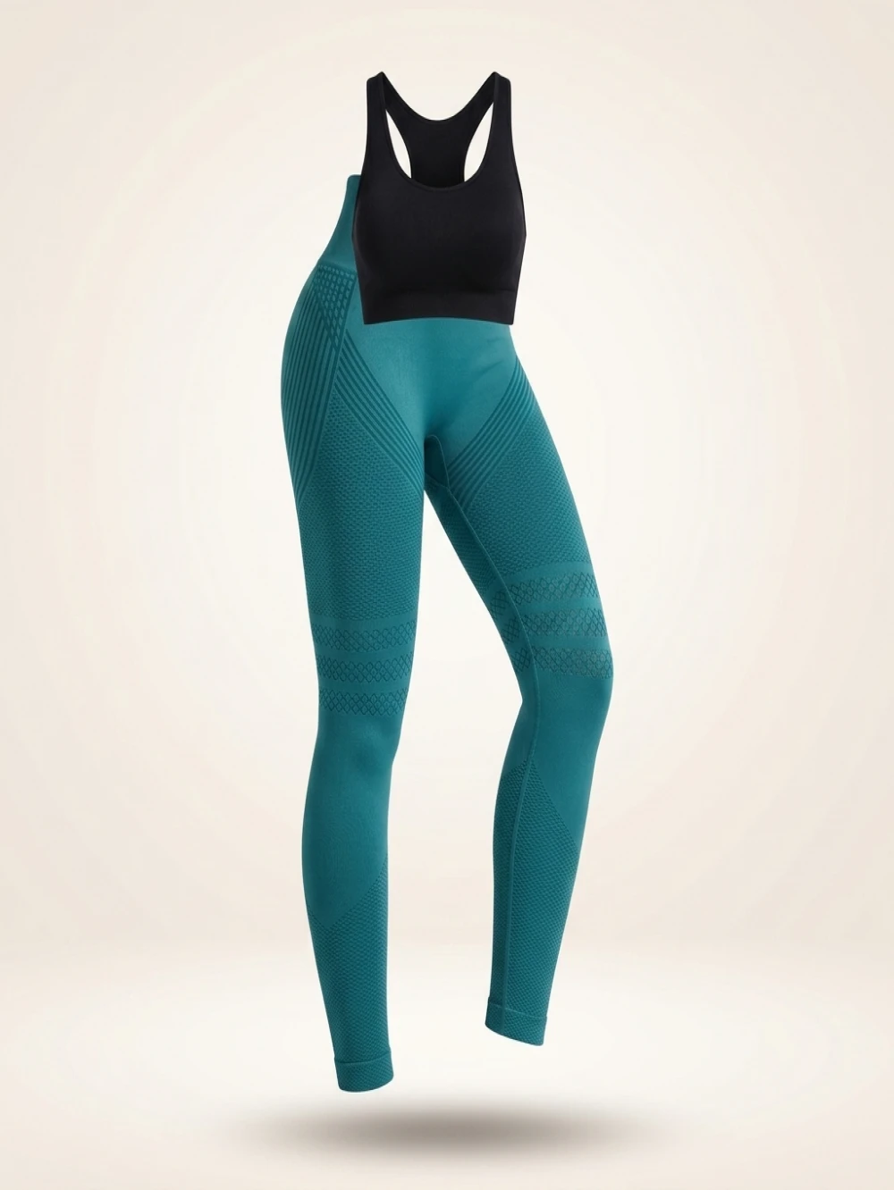 Sports Pants With Sexy Lines Lifting Buttocks Sports Tight Pants Women's High Waisted Elastic Fitness Pants Running Yoga Pants - Image 4