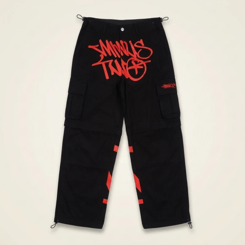 Casual Printed Elastic Pocket Pants Men's Long Trousers Comfortable Elastic Waistband with Pockets Fashionable Leisure Style - Image 3