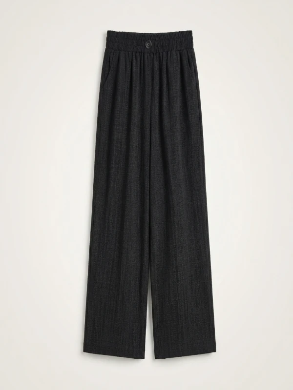 High Waist Wide Leg Pants Women's Loose Fit Summer Thin Version Straight Cut Mom Pants Indian Sle Casual Trousers - Image 4