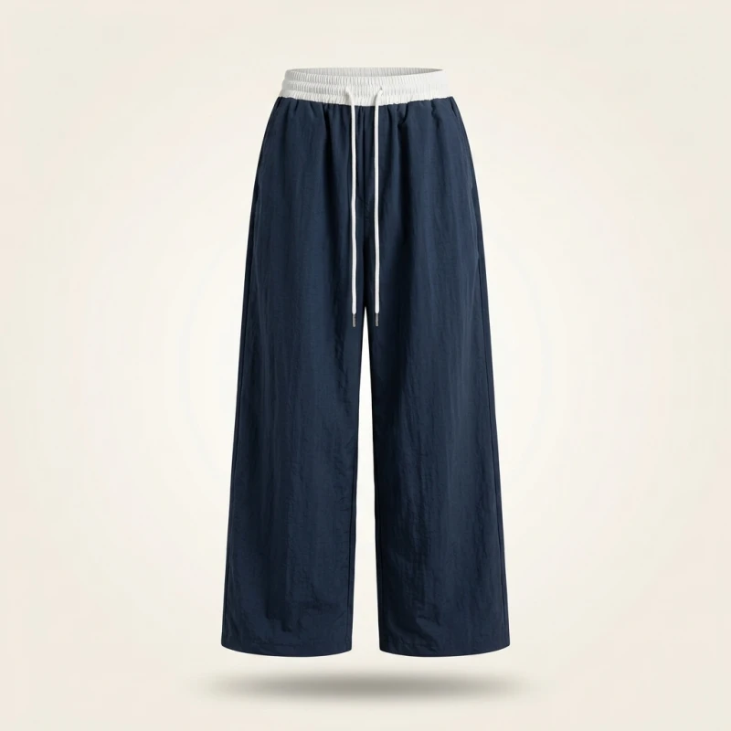 High Street Women's Wide Leg Pants Drawstring Y2K Gothic Hip Hop Lady's Cargo Pants Hotsweet Matching Female Trousers Summer New - Image 2
