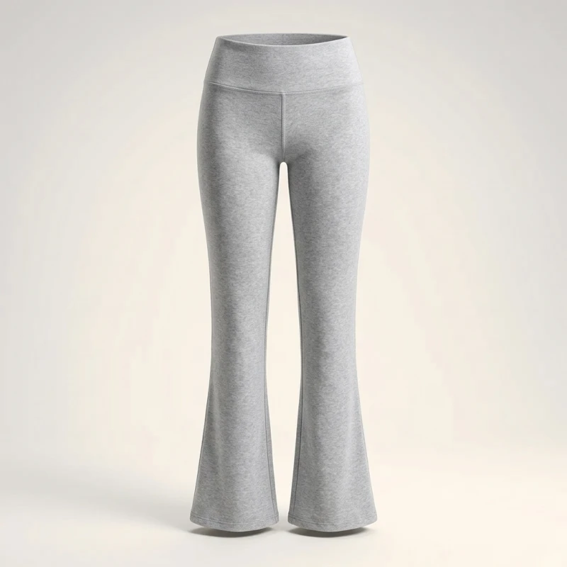 Casual Sexy Basic Solid Flare Pants Y2K Slim Low-Waisted Boot Cut Pants Women 2024 Autumn Spring Fashion Streetwear Lady - Image 5