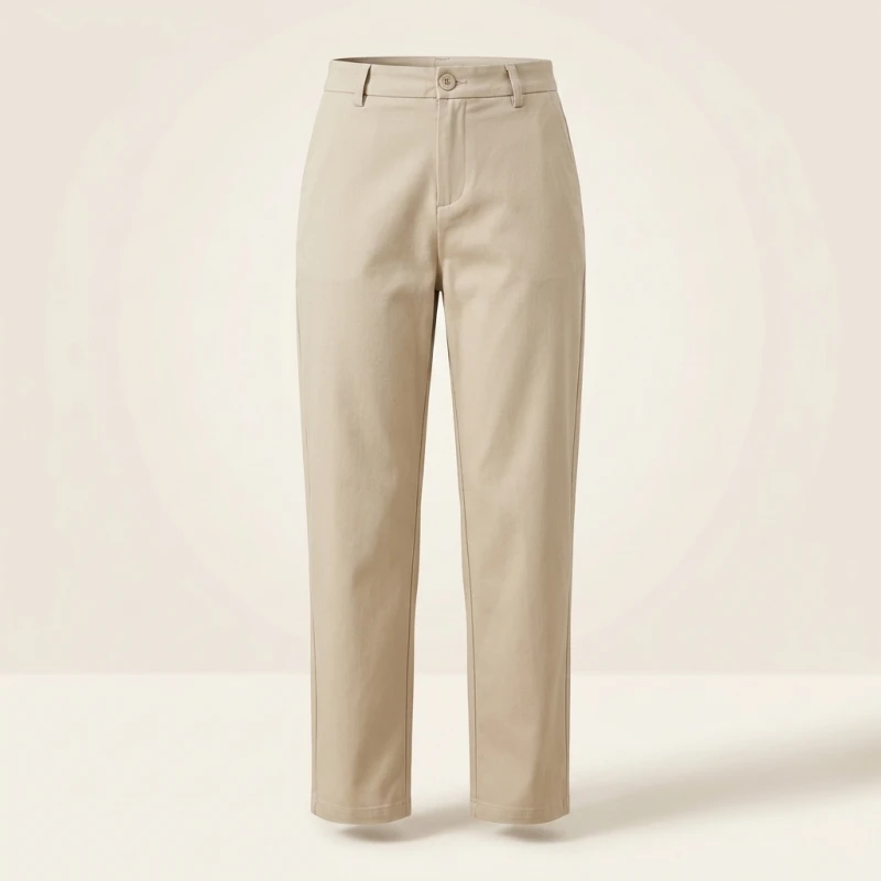 Plus Size Women's Stretch Ankle-Length Pants Spring & Summer Lightweight Casual Office Trousers For Curvy Girls - Image 3