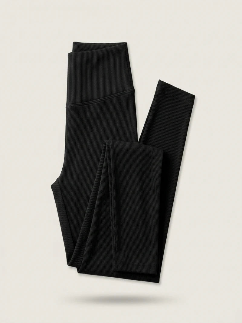 Plus Size Women's Black High-stretch Leggings Wear Nine-point Pants High-waisted Plus Fat Solid Color Small Feet Pants