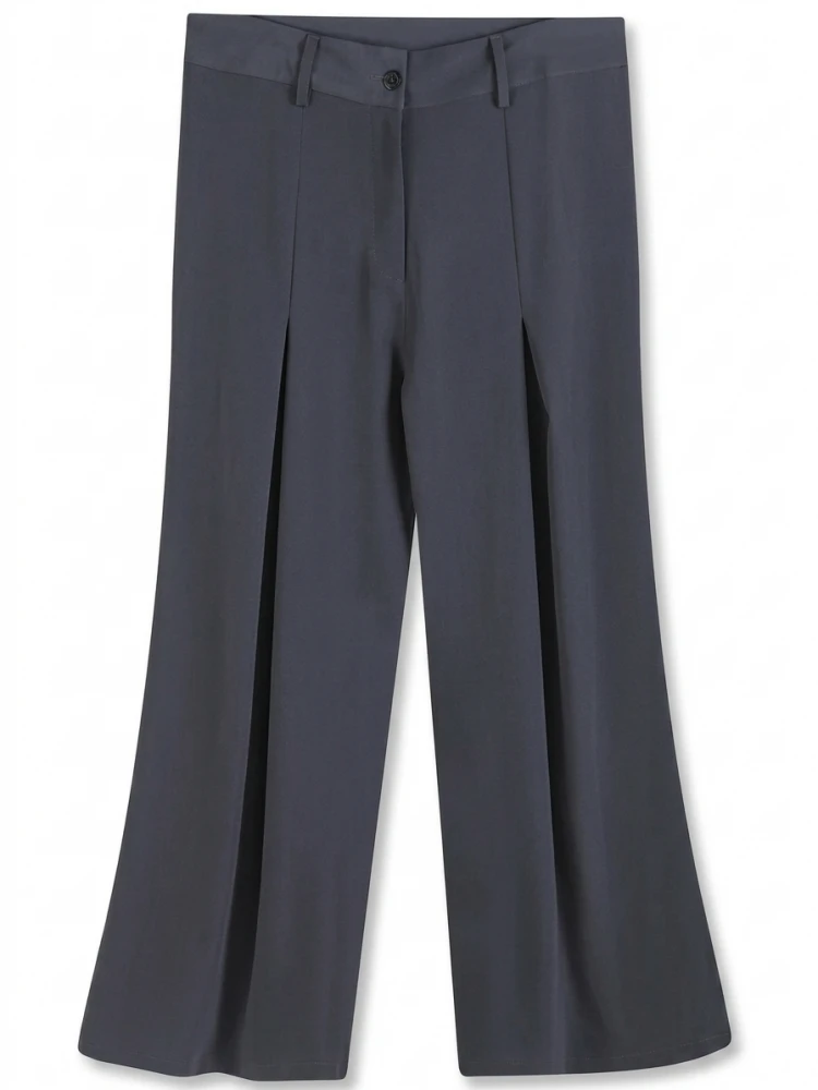 Women's oversized woven pleated pants - Image 5