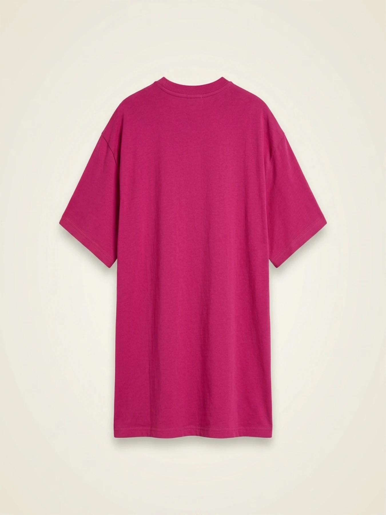 Plus size women's spring & summer simple fashion basic versatile polyester fiber with elastic solid color short-sleeved T-shirt。 - Image 3