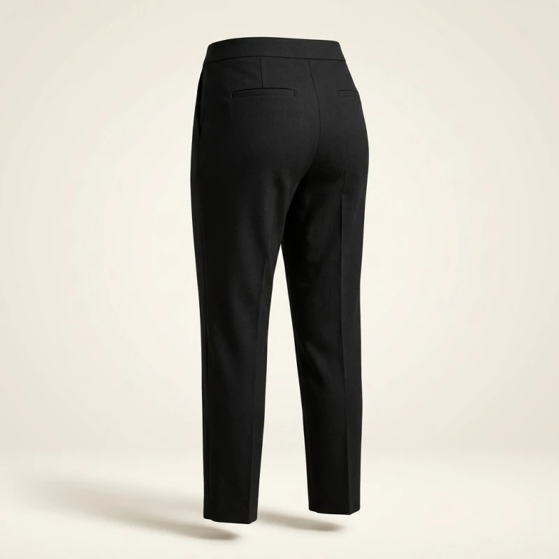 Plus Size Women's Stretch Ankle-Length Pants Spring & Summer Lightweight Casual Office Trousers For Curvy Girls - Image 5