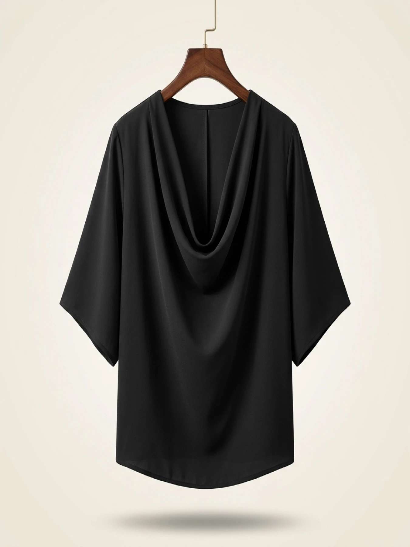 Women Plus Size Woven Spring And Autumn T-shirt - Image 5