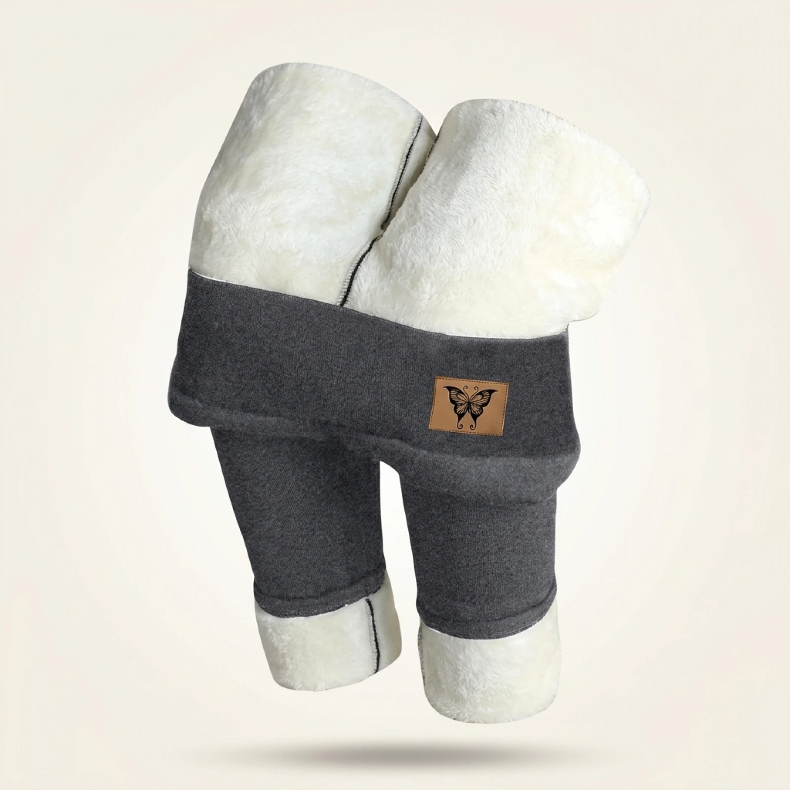 Women's Winter Fleece Leggings High Waist Velvet Keep Warm Tights Pants Solid Color Comfortable Stretchy Thermal Leggins S-3XL