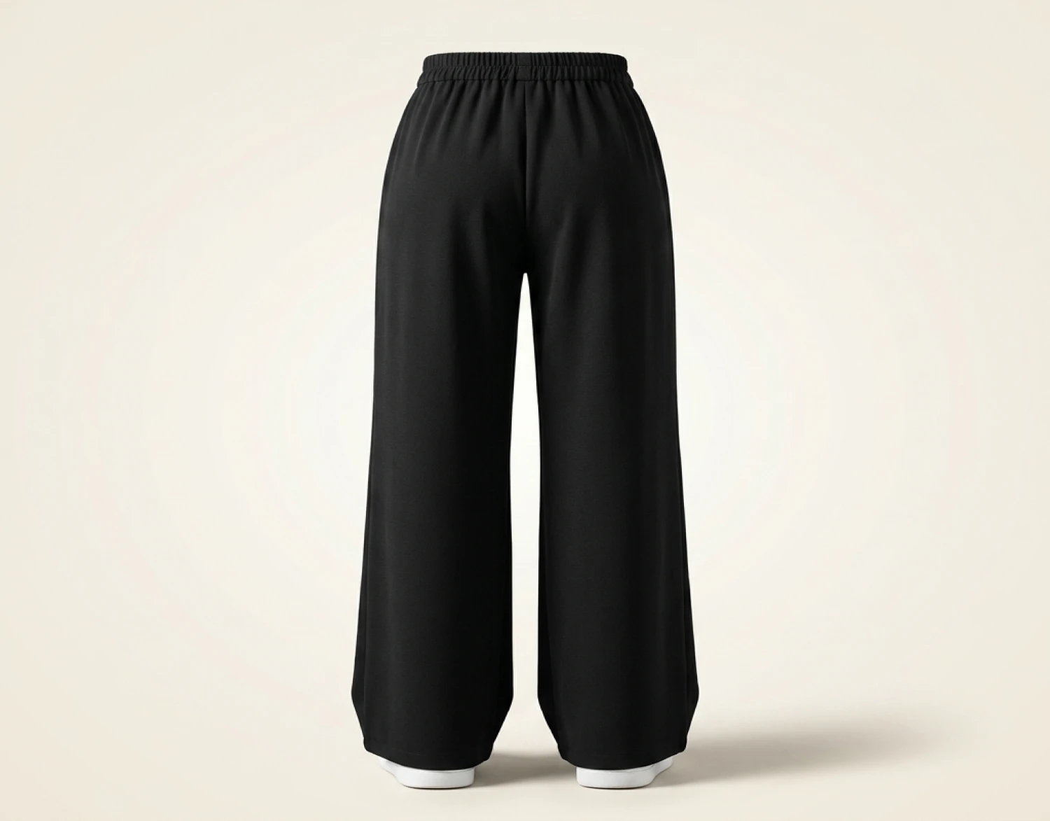 casual pants woman High sense pendant black suit wide leg high waist straight leg loose women's pants - Image 2