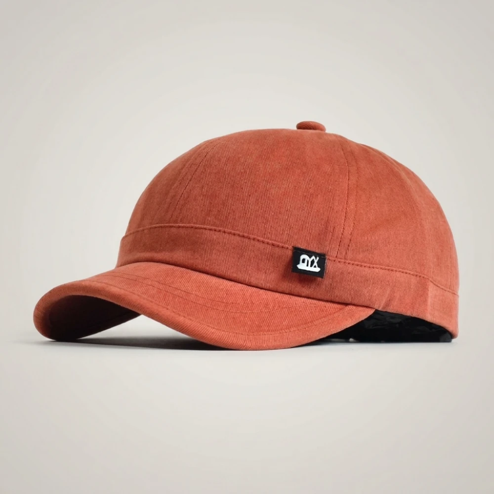 Vintage Short Brim Baseball Cap Cotton Men Women Soft Dad Hat Adjustable Trucker Style Low Profile Caps - Image 4