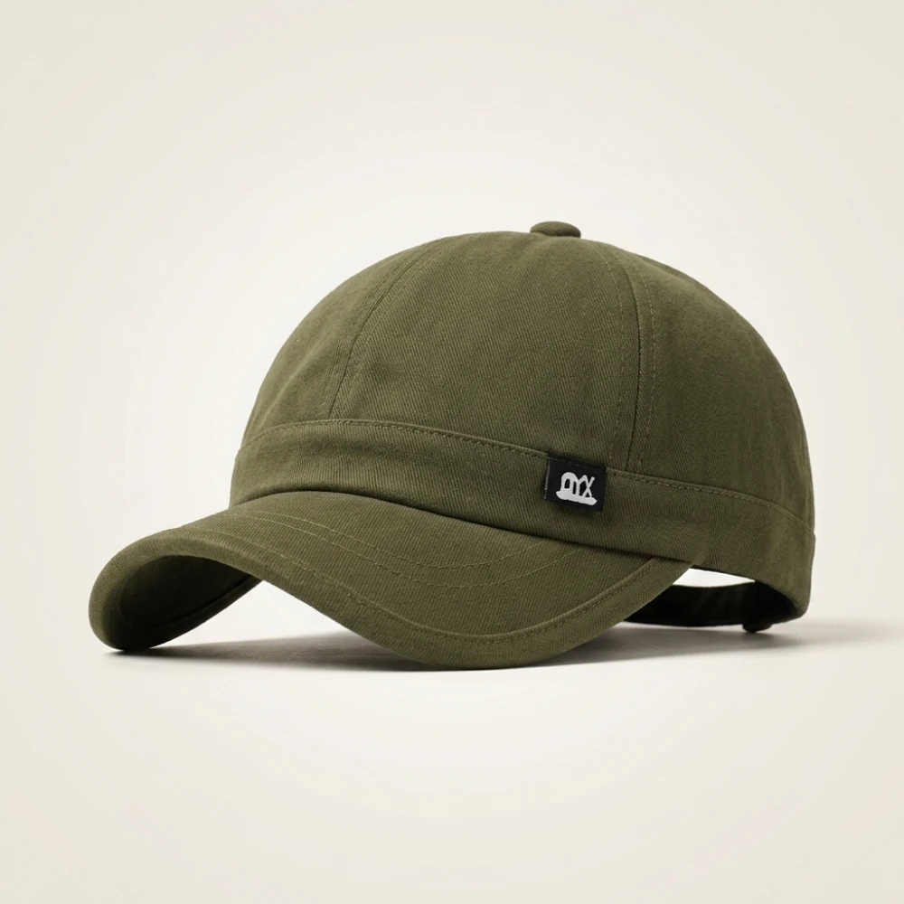 Vintage Short Brim Baseball Cap Cotton Men Women Soft Dad Hat Adjustable Trucker Style Low Profile Caps - Image 5