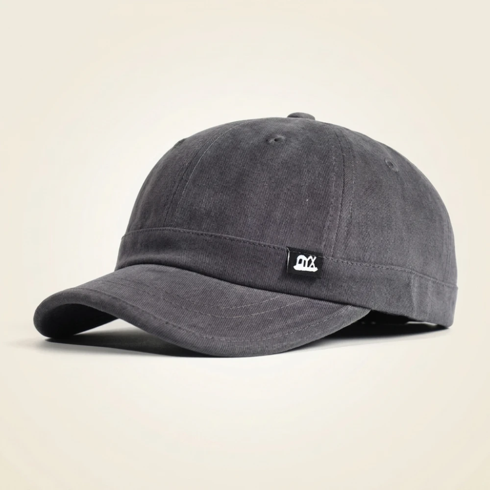 Vintage Short Brim Baseball Cap Cotton Men Women Soft Dad Hat Adjustable Trucker Style Low Profile Caps - Image 2