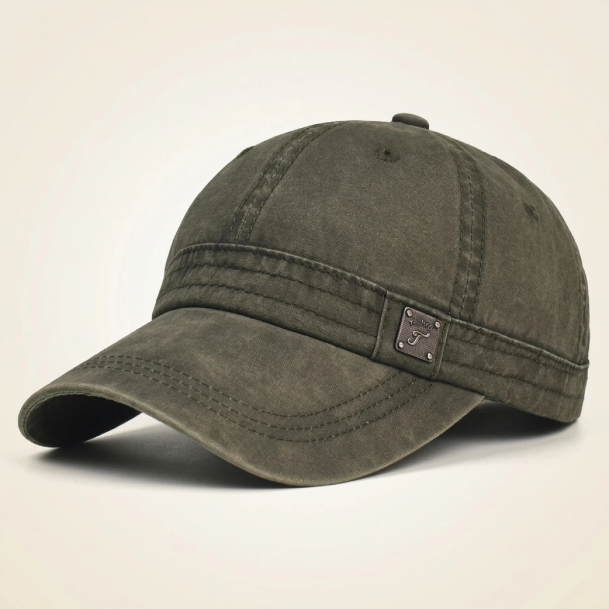 Washed Cotton Baseball Cap Men Women Casual Vintage Dad Hat Adjustable Trucker Style Low Profile Outdoor