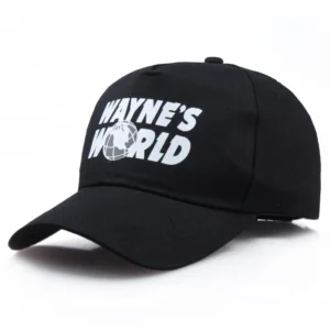 WAYNE’S WORLD Men Women Baseball Cap Mesh Summer Sun Hats Breathable Outdoor Sport Teenage Street Dance Hat Gorras Hot Sale H077