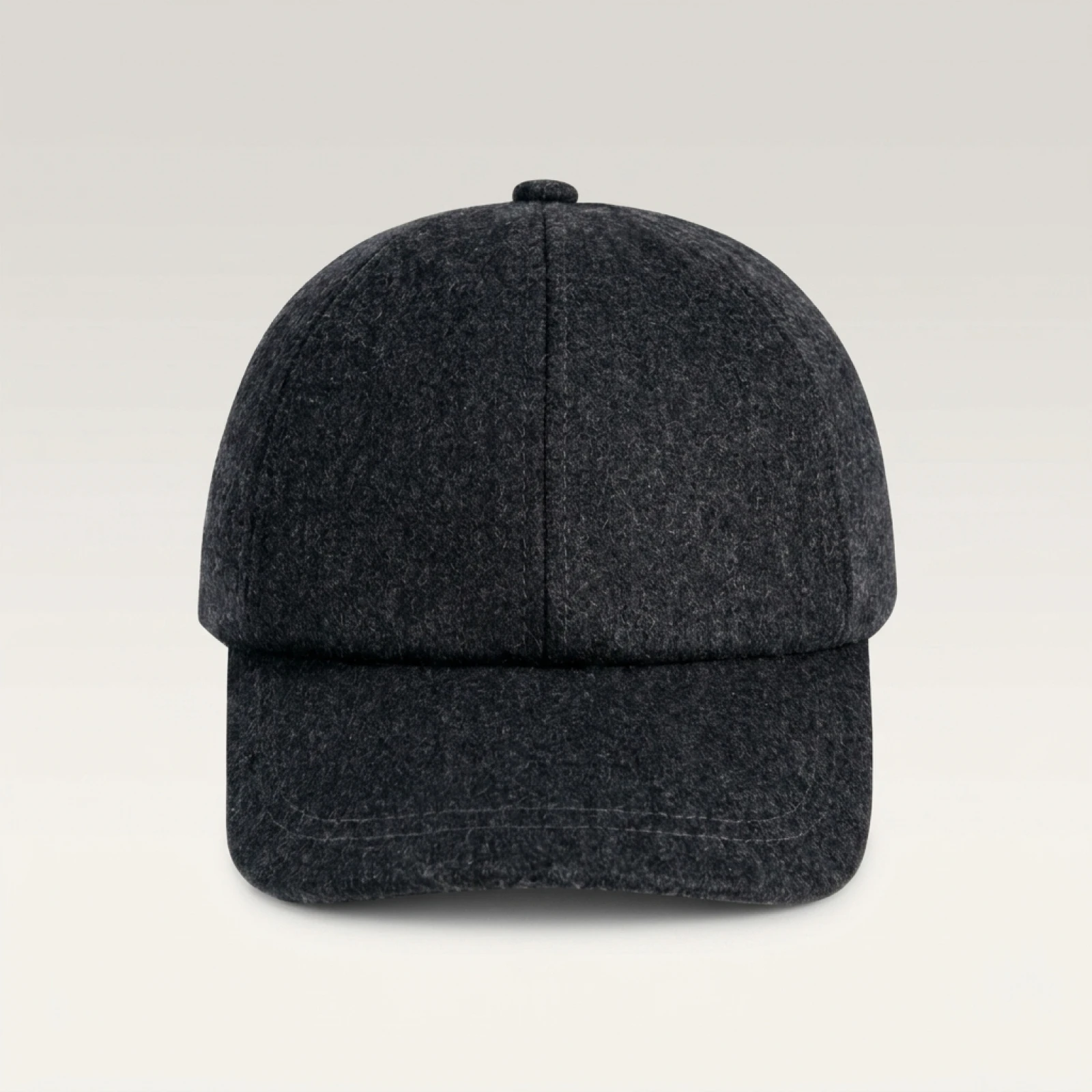 BOTVELA Men's Wool Tweed Baseball Cap Casual Style Soft Adjustable Unstructured Hat - Image 2