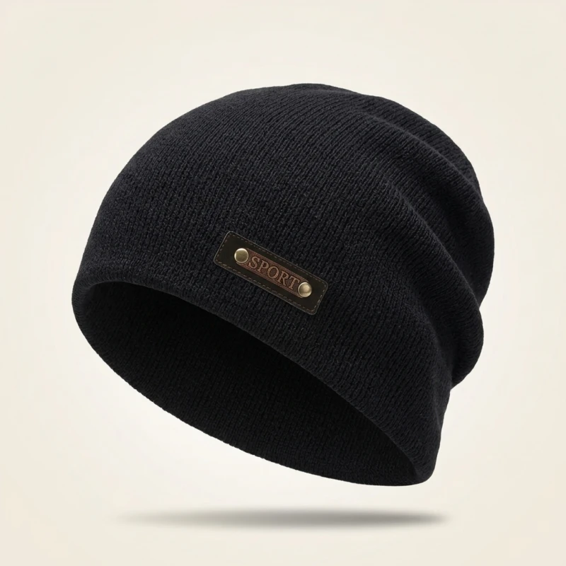 Knitted Hat Men Winter Hats For Women Beanie Hat Cap Fur Skullies Beanies шапка мужская Skull Gorro Bonnet Caps Man - Image 2