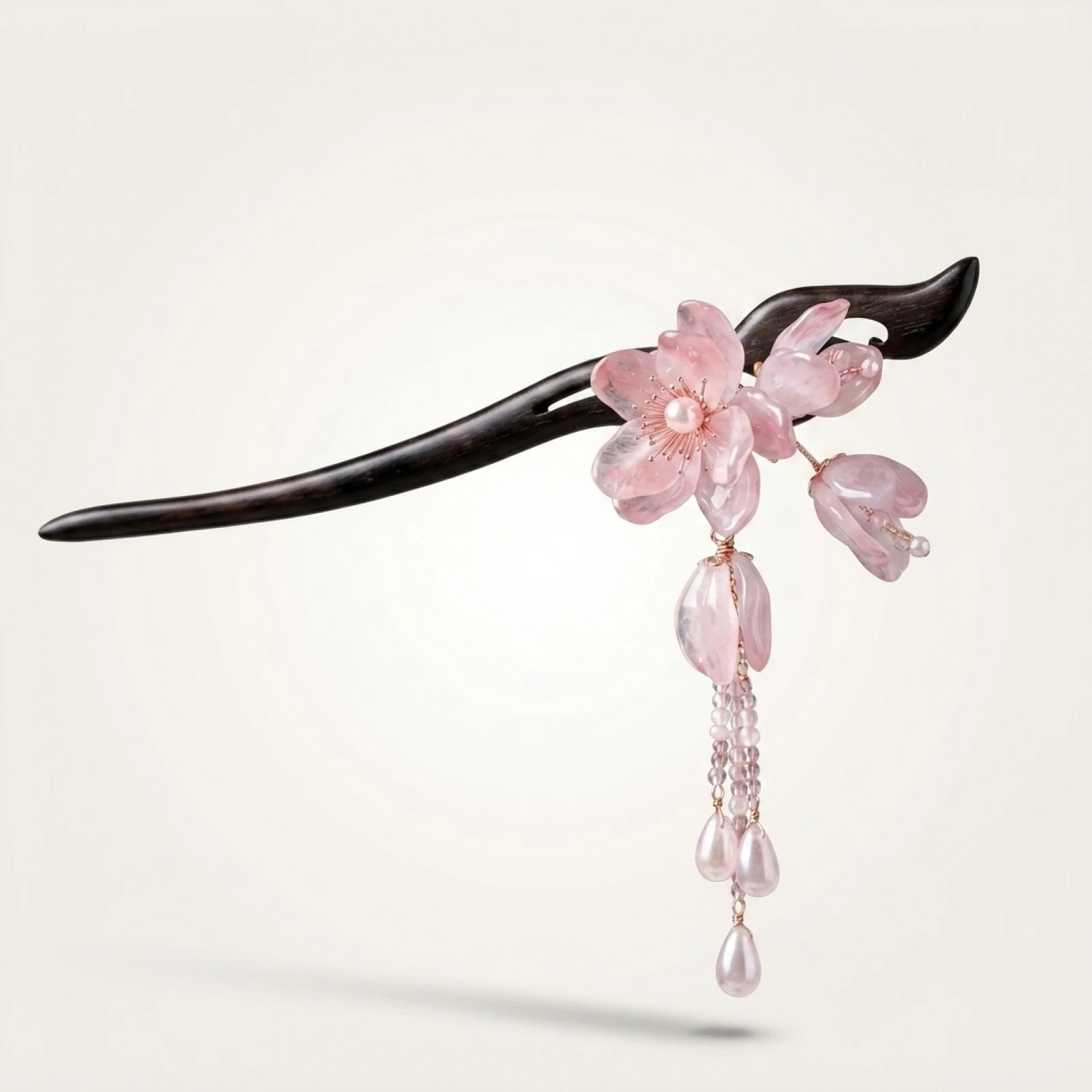 Pearl Rhinestone Flower Hairpins Wedding Hair Accessories Pearl Hairpins Flower Bridal Hair Pins Hair Ornaments Hair Stick (Men's & Women's) - Image 3