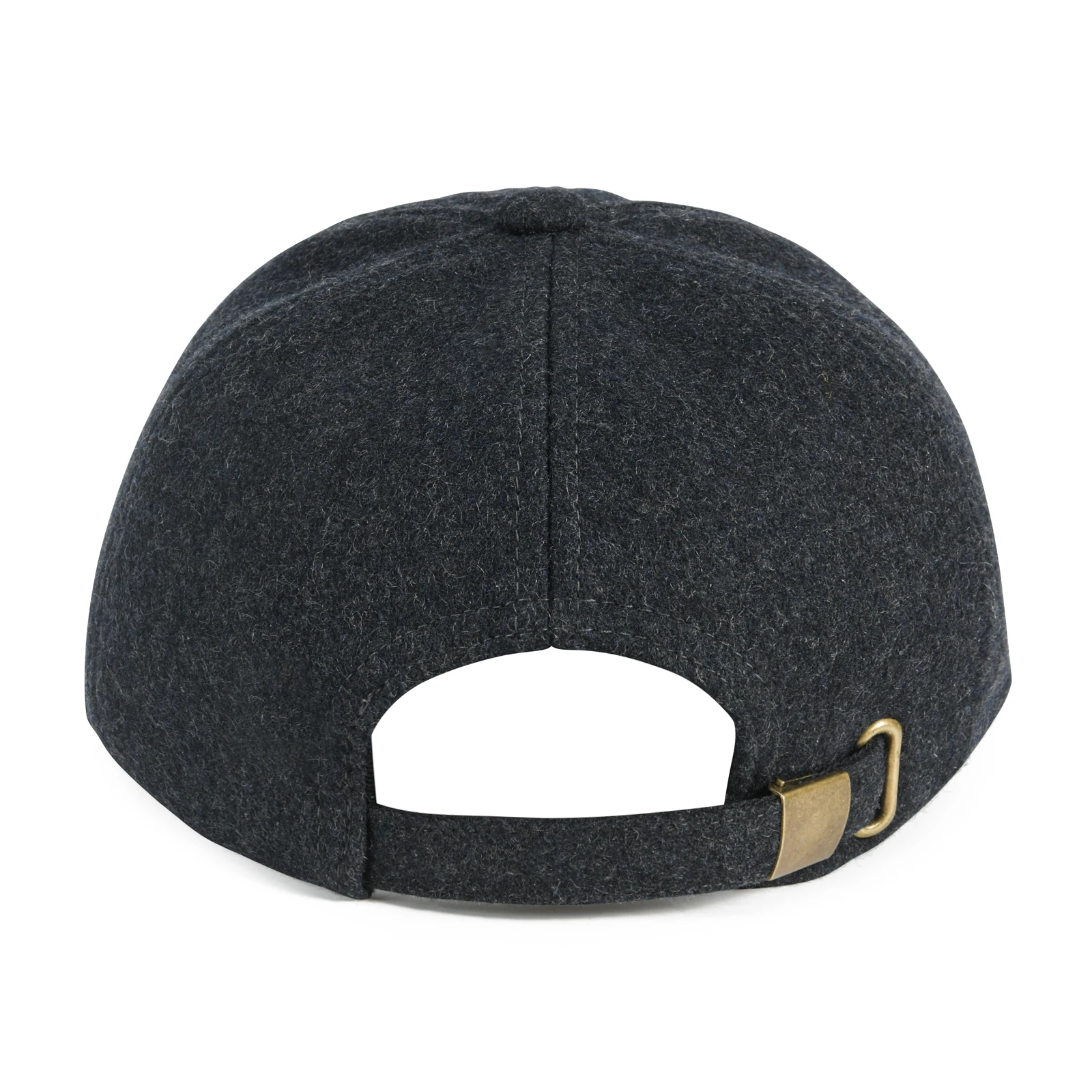BOTVELA Men's Wool Tweed Baseball Cap Casual Style Soft Adjustable Unstructured Hat - Image 6