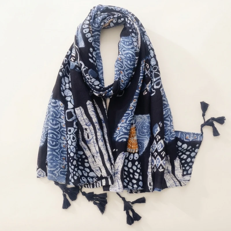 Floral Brand Scarf Luxury Designers New Style Women Elegant Scarves Hug Shawls Pink Purple Scarf Bandana Fashion Design Shawls (Men's & Women's) - Image 6