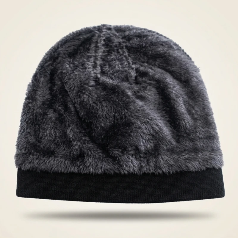 Knitted Hat Men Winter Hats For Women Beanie Hat Cap Fur Skullies Beanies шапка мужская Skull Gorro Bonnet Caps Man - Image 4