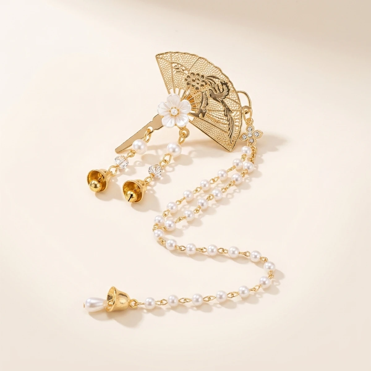Light Luxury Flower Hairpin For Women Indian Style Floral Butterfly Tassel Hair Stick Elegant Metal Jewelry Hairpin Hair Clips (Men's & Women's) - Image 3