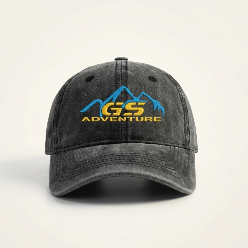 GS Adventure Baseball Caps Distressed Hats Cap Men Women Retro Outdoor Summer Adjustable Hats Leisure outdoor sun protection