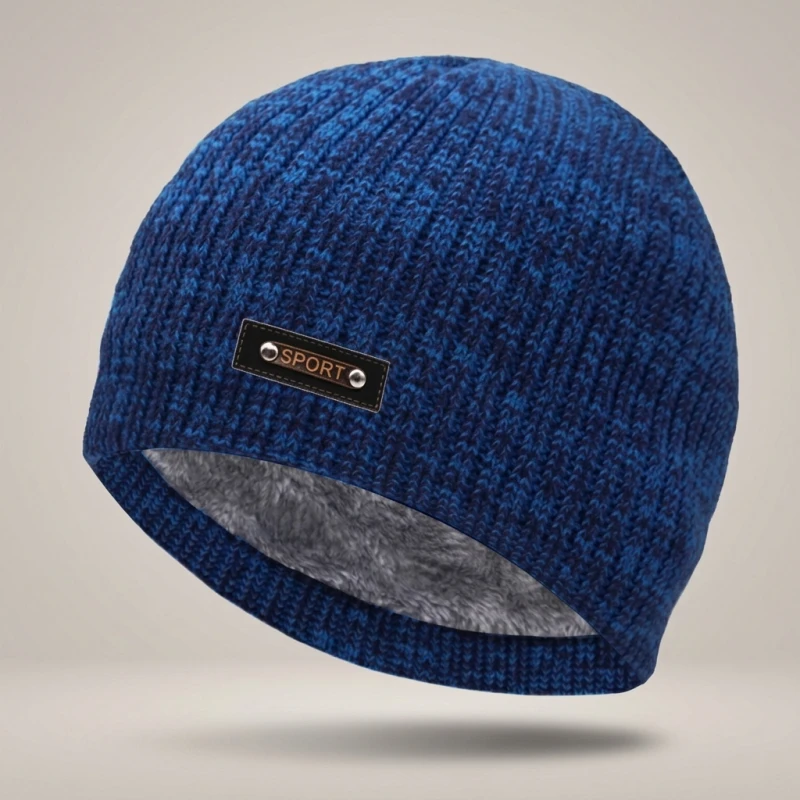 Knitted Hat Men Winter Hats For Women Beanie Hat Cap Fur Skullies Beanies шапка мужская Skull Gorro Bonnet Caps Man - Image 3