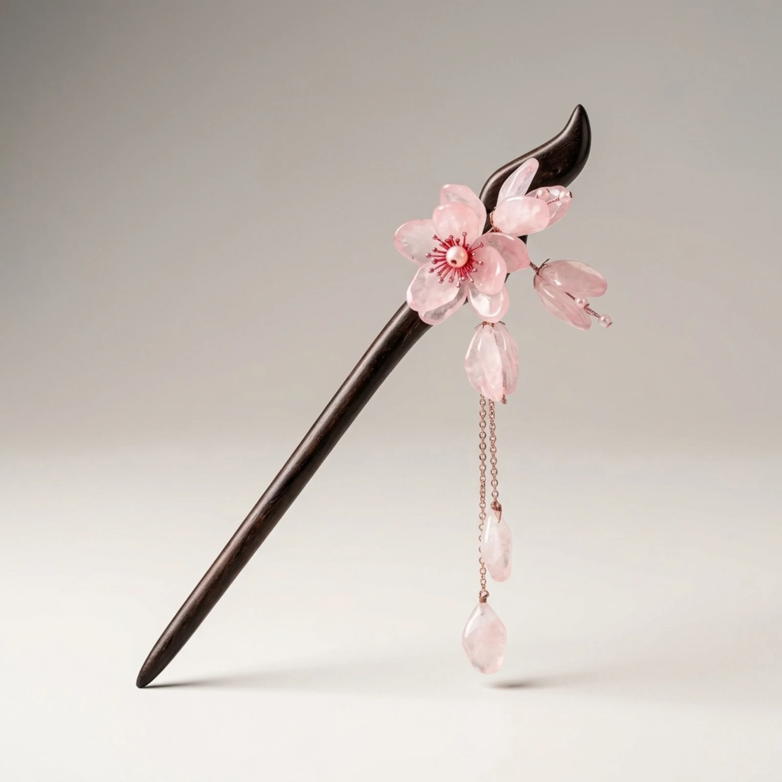 Pearl Rhinestone Flower Hairpins Wedding Hair Accessories Pearl Hairpins Flower Bridal Hair Pins Hair Ornaments Hair Stick (Men's & Women's) - Image 4